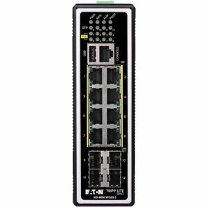 Tripp Lite by Eaton NGI-M08C4POE8-2 8 Ports Manageable Ethernet Switch - Gigabit Ethernet - 10/100/1000Base-T, 100Base-FX, 1000Base-X, 1000Base-SX/LX - TAA Compliant