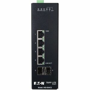 Tripp Lite by Eaton NGI-S04C2 4 Ports Manageable Ethernet Switch - Gigabit Ethernet - 10/100/1000Base-T, 100Base-FX, 1000Base-X, 1000Base-SX/LX - TAA Compliant