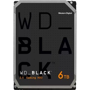 WD Black WD6004FZWX 6 TB Hard Drive - 3.5" Internal - SATA (SATA/600) - Conventional Magnetic Recording (CMR) Method - 3.5" Carrier