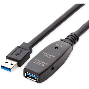 4XEM 25M Active USB 3.0 DC power input Extension Cable