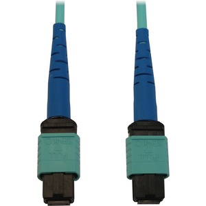 Tripp Lite Fiber Optic Cable 40/100/400G MMF 50 OM3 24F MTP/MPO-PC F/F 5M