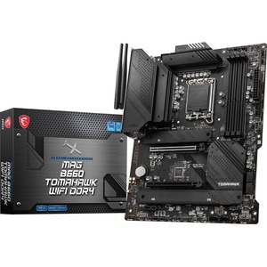 MSI MAG B660 TOMAHAWK WIFI DDR4 Desktop Motherboard - Intel B660 Chipset - Socket LGA-1700 - Intel Optane Memory Ready - ATX