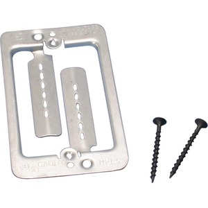 Caddy Low-voltage Mounting Plate With Screws, 1 Gang