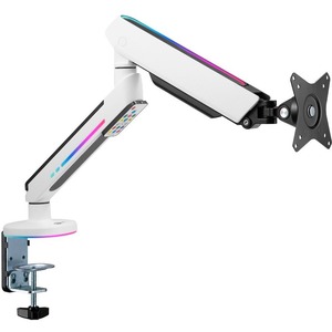 SIIG Premium Single Monitor Arm Desk Mount with Gaming RGB Lighting