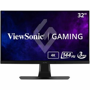 ViewSonic ELITE XG321UG 32 Inch 4K IPS 144Hz Gaming Monitor with G-Sync, Mini LED, Nvidia Reflex, HDR1400, Advanced Ergonomics, HDMI and DP for Esports