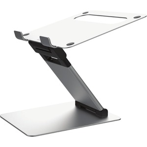 CTA Digital Desk Mount for Notebook - Brushed Aluminum, Black