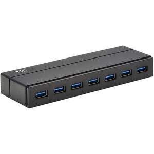 Tripp Lite 7-Port USB-A Mini Hub - USB 3.2 Gen 1, International Plug Adapters