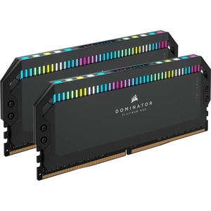 Corsair Dominator Platinum RGB 64GB (2 x 32GB) DDR5 DRAM 5200MHz C40 Memory Kit - Black