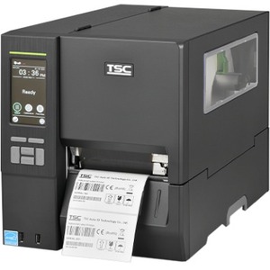 TSC Auto ID MH241T Industrial Direct Thermal/Thermal Transfer Printer - Monochrome - Tabletop - Label Print - USB - USB Host - Serial - Bluetooth - IEEE 802.11a/ac/b/g/n Wireless LAN - With Cutter