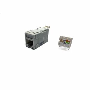 Ortronics Clarity High Density Jack (HDJ) CAT6, T568A/B, Dark Gray