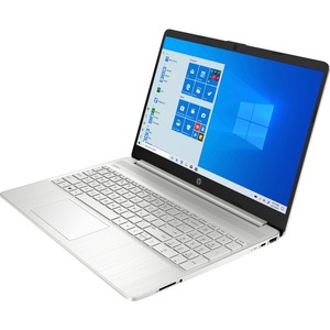 HP 15-ef2031nr 15.6" Notebook - HD - 1366 x 768 - AMD Ryzen 3 5300U Quad-core (4 Core) - 8 GB Total RAM - 256 GB SSD - Natural Silver