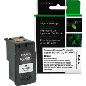 Clover Technologies Remanufactured High Yield Inkjet Ink Cartridge - Alternative for Canon PG-210XL (2973B001) - Black - 1 Each