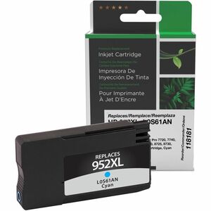 Clover Imaging Remanufactured High Yield Cyan Ink Cartridge for HP 952XL (L0S61AN)