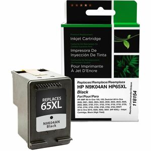 Clover Technologies Remanufactured High Yield Inkjet Ink Cartridge - Alternative for HP 65XL (N9K04AN) - Black - 1 Each