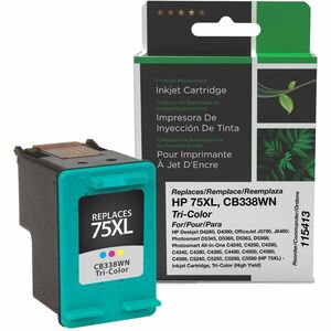 Clover Imaging Remanufactured High Yield Tri-Color Ink Cartridge for HP 75XL (CB338WN)