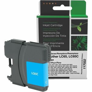 Clover Imaging Remanufactured High Yield Cyan Ink Cartridge for Brother LC65