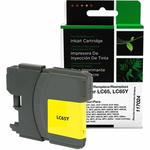 Clover Imaging Remanufactured High Yield Yellow Ink Cartridge for Brother LC65