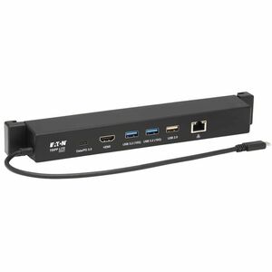 Tripp Lite USB-C Dock for Microsoft Surface - 4K HDMI, USB 3.2 Gen 2, USB-A Hub, GbE, 100W PD Charging, Black