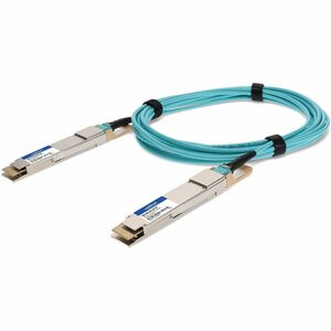 AddOn Cisco QDD-400-AOC1M Compatible TAA Compliant 400GBase-AOC QSFP-DD to QSFP-DD Active Optical Cable (850nm, MMF, 1m)