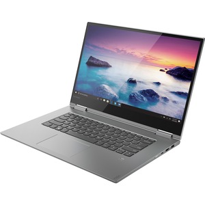 Lenovo-IMSourcing Yoga 730-15IKB 81CU000SUS 15.6" Touchscreen 2 in 1 Notebook - 4K UHD - 3840 x 2160 - Intel Core i7 8th Gen i7-8550U Quad-core (4 Core) 1.80 GHz - 16 GB Total RAM - 1 TB SSD - Platinum Silver