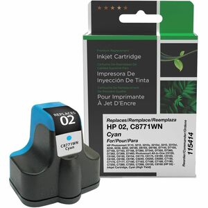 Clover Imaging Remanufactured High Yield Cyan Ink Cartridge for HP 02 (C8771WN)