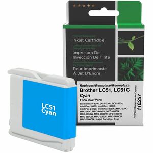 Clover Imaging Remanufactured Cyan Ink Cartridge for Brother LC51