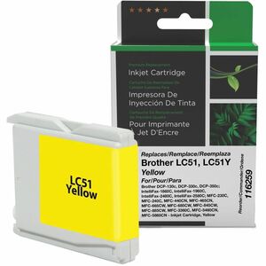 Clover Imaging Remanufactured Yellow Ink Cartridge for Brother LC51