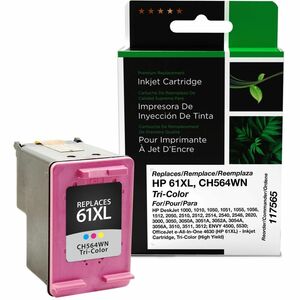 Clover Imaging Remanufactured High Yield Tri-Color Ink Cartridge for HP 61XL (CH564WN)