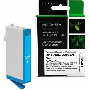 Clover Imaging Remanufactured High Yield Cyan Ink Cartridge for HP 920XL (CD972AN)