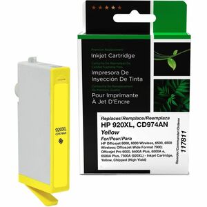 Clover Imaging Remanufactured High Yield Yellow Ink Cartridge for HP 920XL (CD974AN)