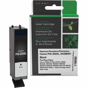 Clover Imaging Remanufactured High Yield Black Ink Cartridge for Canon PGI-250XL (6432B001)