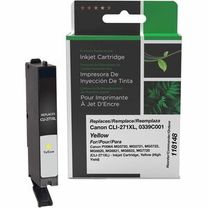 Clover Imaging Remanufactured High Yield Yellow Ink Cartridge for Canon CLI-271XL (0339C001)