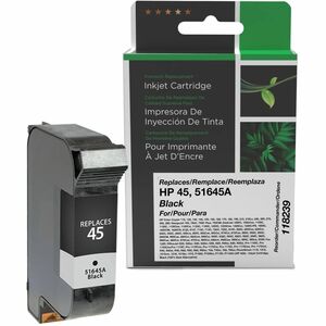 Clover Imaging Non-OEM New 100% New Alternative Black Ink Cartridge for HP 45 (51645A)