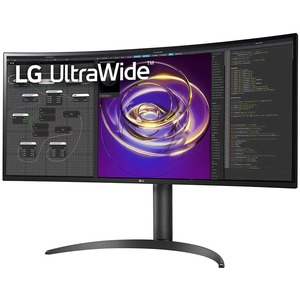 LG Ultrawide 34BP85CN-B 34" UW-QHD Curved Screen Gaming LCD Monitor - 21:9 - Glossy Black, Black Hairline, Textured Black