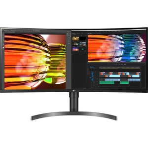 LG Ultrawide 35BN75CN-B 35" UW-QHD Curved Screen Gaming LCD Monitor - 21:9 - Textured Black, Black Hairline