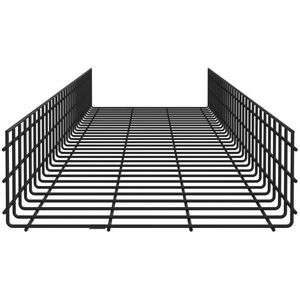 Panduit Wire Basket 6" H x 18" W, Black Powdered Coated