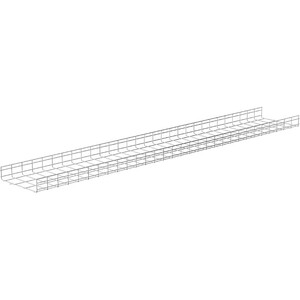 Panduit Wire Basket 4" H x 18" W, Electro Zinc