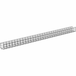 Panduit Wire Basket 6" H x 6" W, Black Powdered Coated