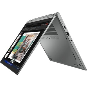 Lenovo ThinkPad L13 Yoga Gen 3 21B50036US 13.3" Touchscreen Convertible 2 in 1 Notebook - WUXGA - 1920 x 1200 - Intel Core i5 12th Gen i5-1235U Deca-core (10 Core) - 16 GB Total RAM - 16 GB On-board Memory - 256 GB SSD - Storm Gray