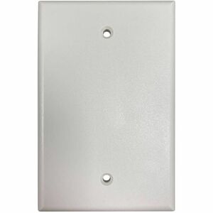 Tripp Lite Safe-IT Blank Wall Plate, Antibacterial, Ivory Matte, TAA