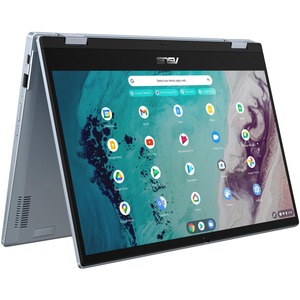 Asus Chromebook Flip CX3400 CX3400FMA-GE586T-S 14" Touchscreen Convertible Chromebook - Full HD - 1920 x 1080 - Intel Core i5 11th Gen i5-1130G7 Quad-core (4 Core) 1.80 GHz - 8 GB Total RAM - 8 GB On-board Memory - 256 GB SSD - AI Blue