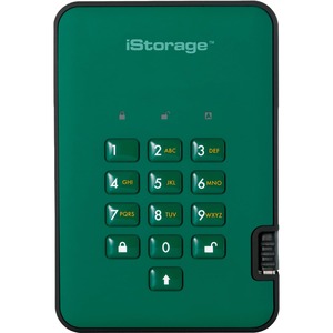 iStorage diskAshur2 SSD 16TB Secure Portable Solid State Drive | Password protected |Dust/Water Resistant | Hardware encryption IS-DA2-256-SSD-16000-GN