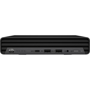 HP Pro Mini 400 G9 Desktop Computer - Intel Core i5 12th Gen i5-12500T Hexa-core (6 Core) 2 GHz - 8 GB RAM DDR4 SDRAM - 256 GB M.2 PCI Express NVMe 4.0 x4 SSD - Mini PC - Black