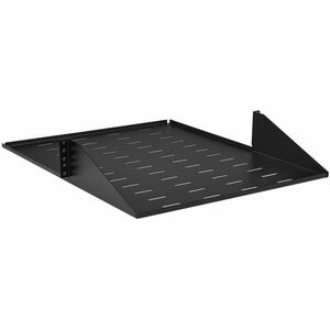 Tripp Lite SmartRack Center-Mounted Steel Rack Shelf - 2U, Vented, 21.5 in. Deep, Holds up to 100 lb. (45 kg)