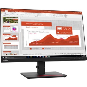 Lenovo ThinkVision T24i-2L 23.8" Full HD LCD Monitor - 16:9 - Raven Black