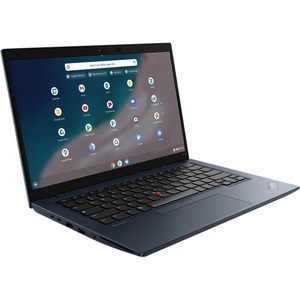 Lenovo ThinkPad C14 Gen 1 21C9000JUS 14" Chromebook - Full HD - 1920 x 1080 - Intel Core i5 12th Gen i5-1245U Deca-core (10 Core) - 8 GB Total RAM - 8 GB On-board Memory - 256 GB SSD - Abyss Blue