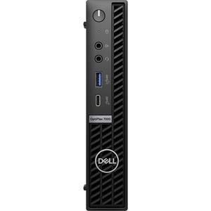 Dell OptiPlex 7000 Desktop Computer - Intel Core i5 12th Gen i5-12500T Hexa-core (6 Core) 2 GHz - 16 GB RAM DDR4 SDRAM - 512 GB M.2 PCI Express NVMe 3.0 x4 SSD - Micro PC - Black