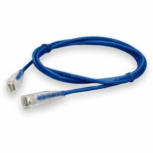 AddOn 5ft Blue CAT6 Slim PVC Ethernet Cable Non-Booted RJ-45 M/M CAT 6