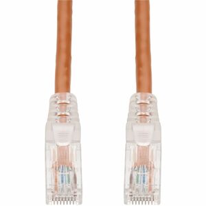 AddOn 15ft Orange CAT6A PVC Ethernet Cable Snagless Easy Clear Boot TAA RJ-45 M/M CAT 6A