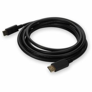 AddOn 10m DisplayPort 1.4 Male to DisplayPort 1.4 Male Black Cable For Resolution Up to 7680x4320 (8K UHD)